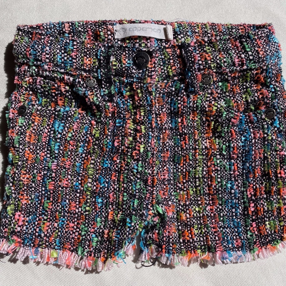 Appaman woven textured girls shorts